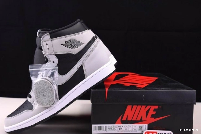 Air Retro 555088-035 White 1 Jordan Grey Light Black Smoke High 1103